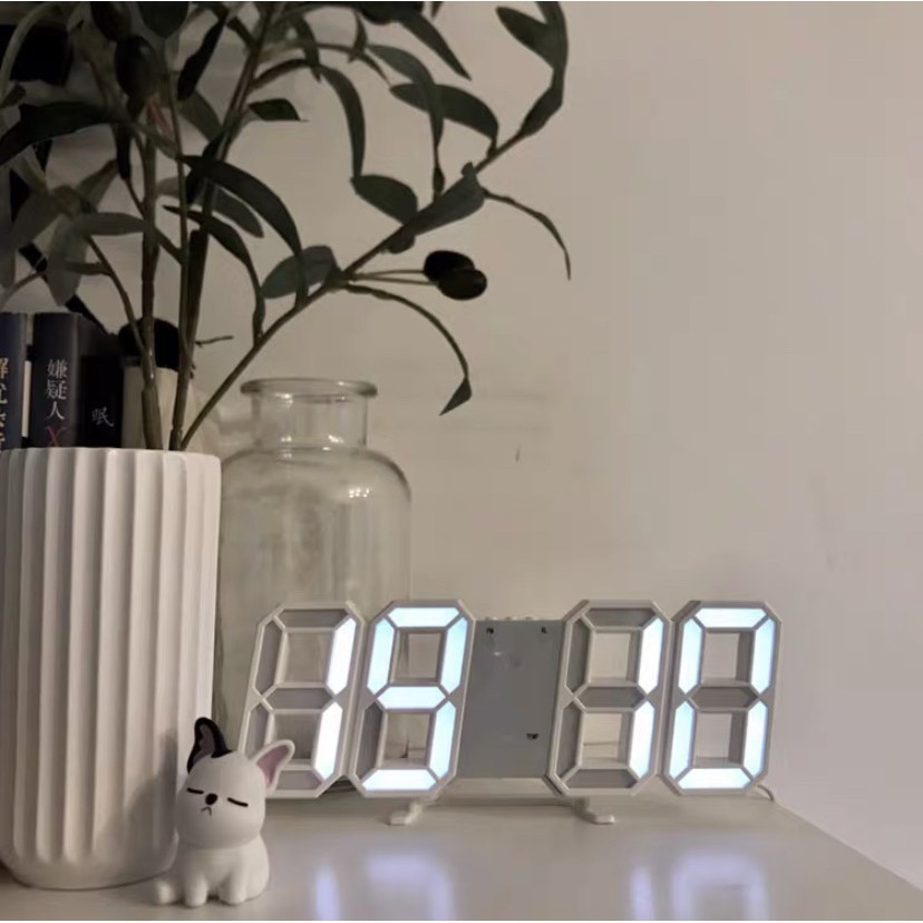 INFY - JAM DINDING DIGITAL LED/JAM MEJA-ALARM-SUHU/JAM 3D BESAR MODERN / VIDICI R351