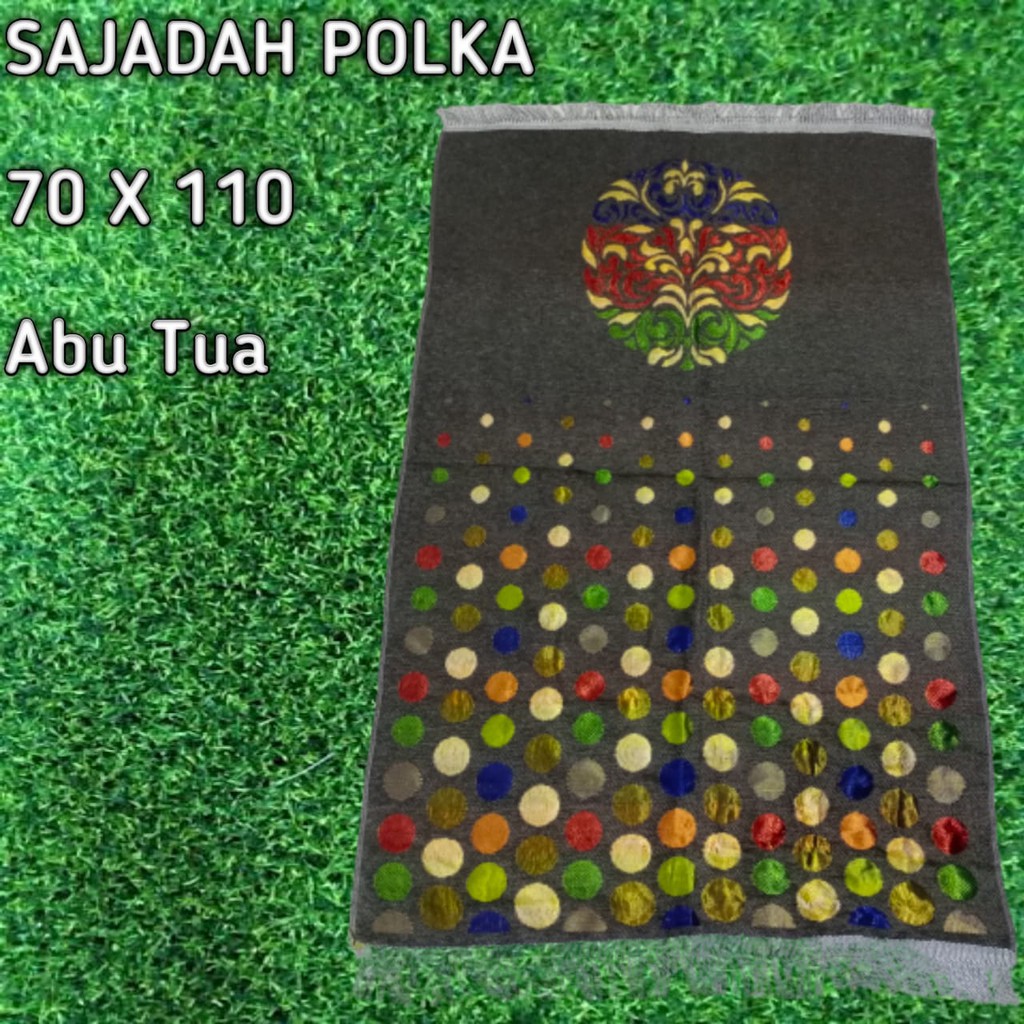 Sajadah arbain polka 70cm x 110cm