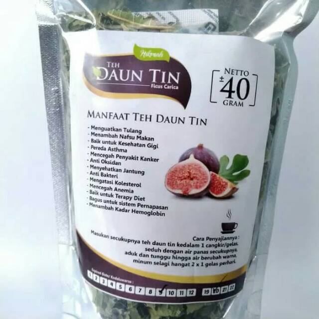 

teh seduh/curah daun tin