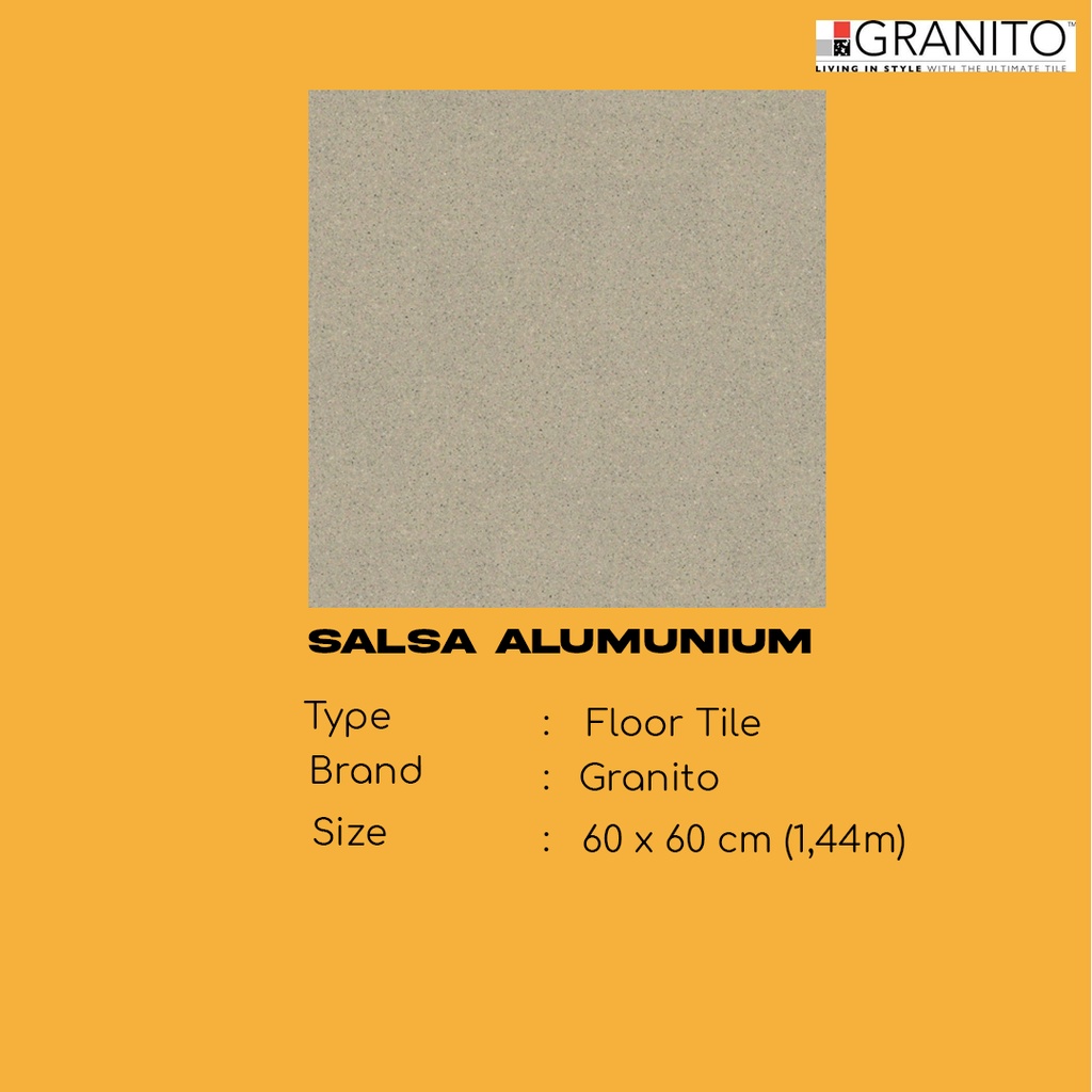 GRANIT LANTAI GRANITO SALSA ALUMINIUM 60X60 KW 1