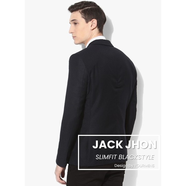 JAS HITAM RESMI NIKAYU WISUDA JACK JHON 3 BUTTON NIKAYU ORIGINAL SLIMFIT STYLE