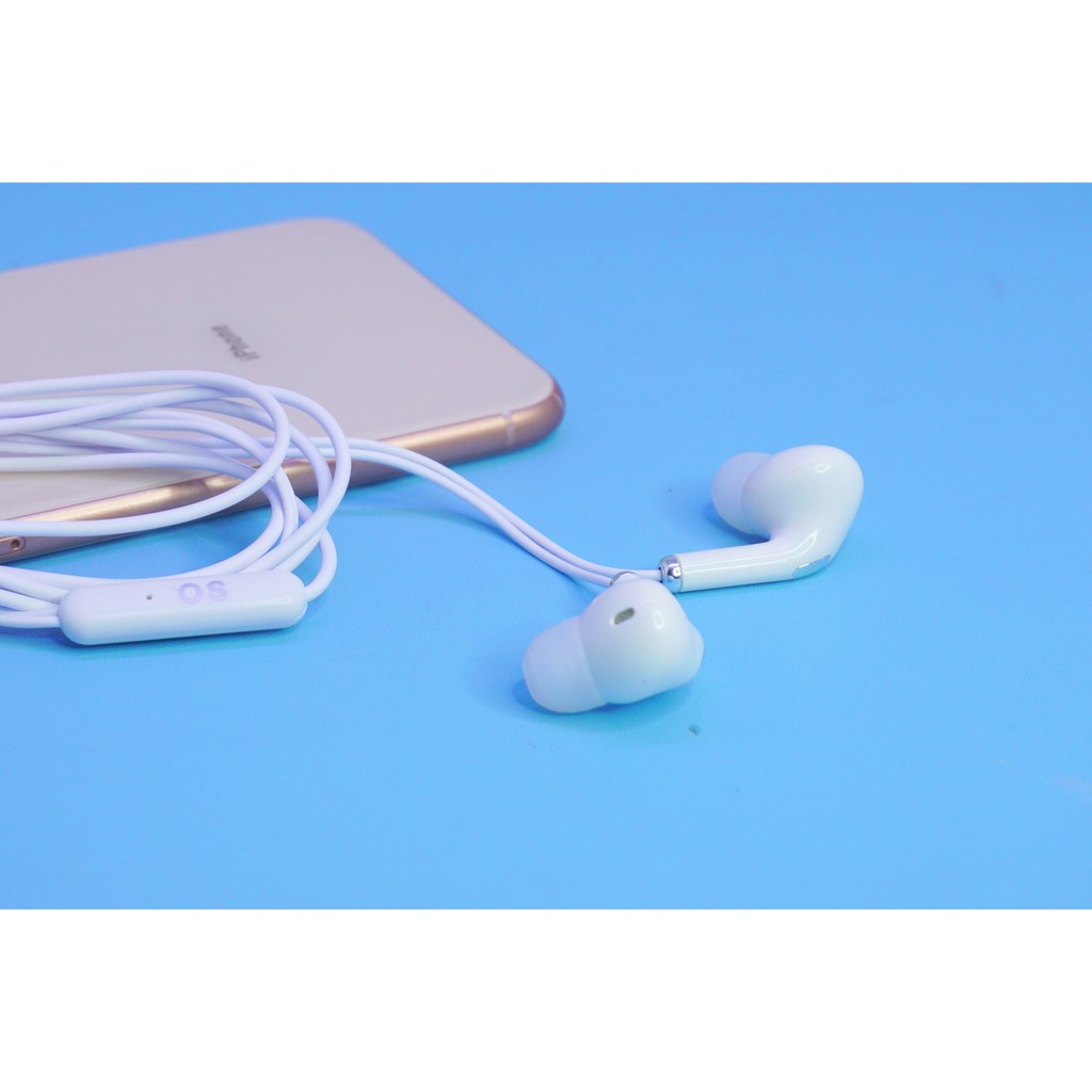 Earphone Headset Macaron Handsfree Wired HF H05 Extra Bass