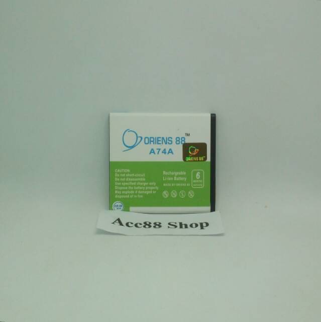 Baterai Batre Battery Double Power  OR88/ Oriens88 Evercoss A74A