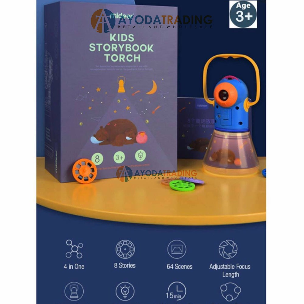 Mideer Kids Storybook Torch Hadiah Kado