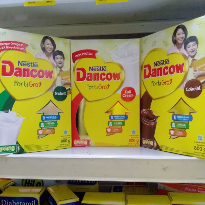 

Susu Dancow Fortigrow Instan/Full Cream/Coklat 800gr