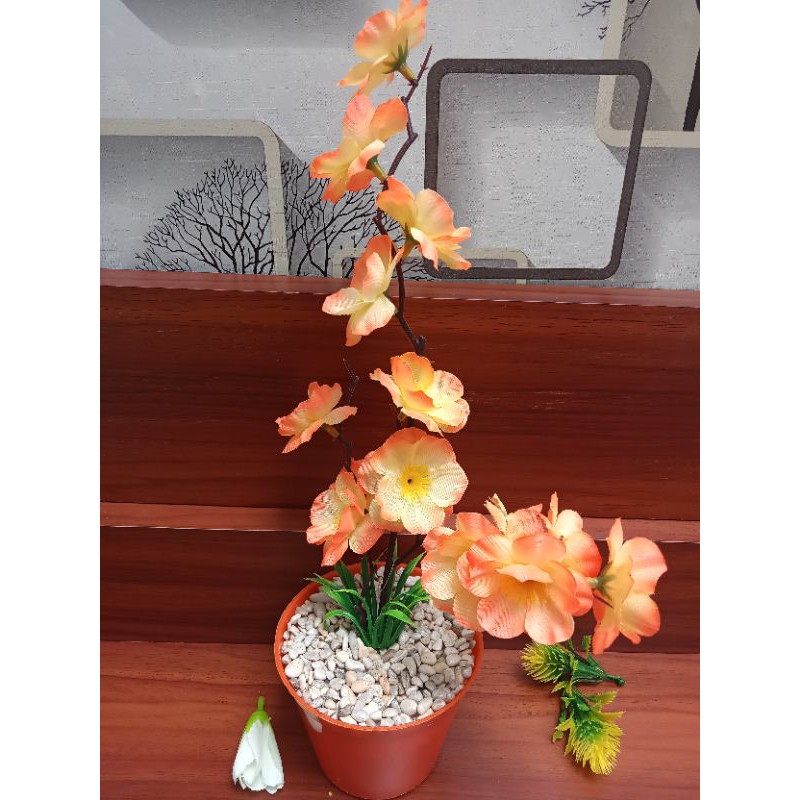 

bunga sakura Sintetis warna oren