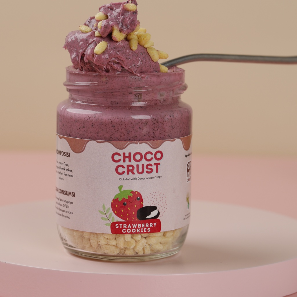 

Choco Crust Strawberry Cookies Big Jar Kaca