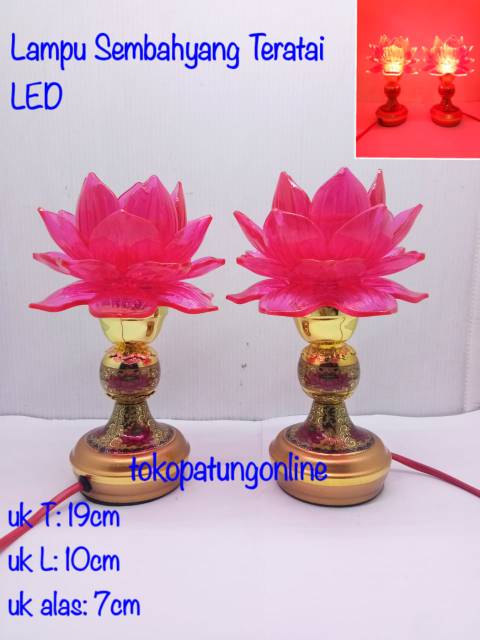 Lampu Sembahyang Teratai Led new 002