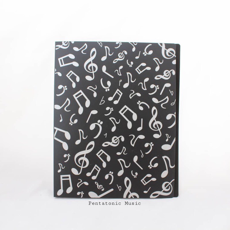 

Map Partitur / Clear Holder Penyimpan Kertas File / Black Music Clear Holder