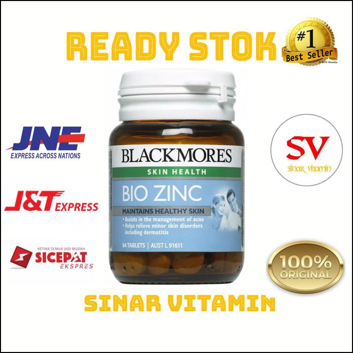 Blackmores Bio Zinc Vitamin Jerawat 86 Tablet Shopee Indonesia