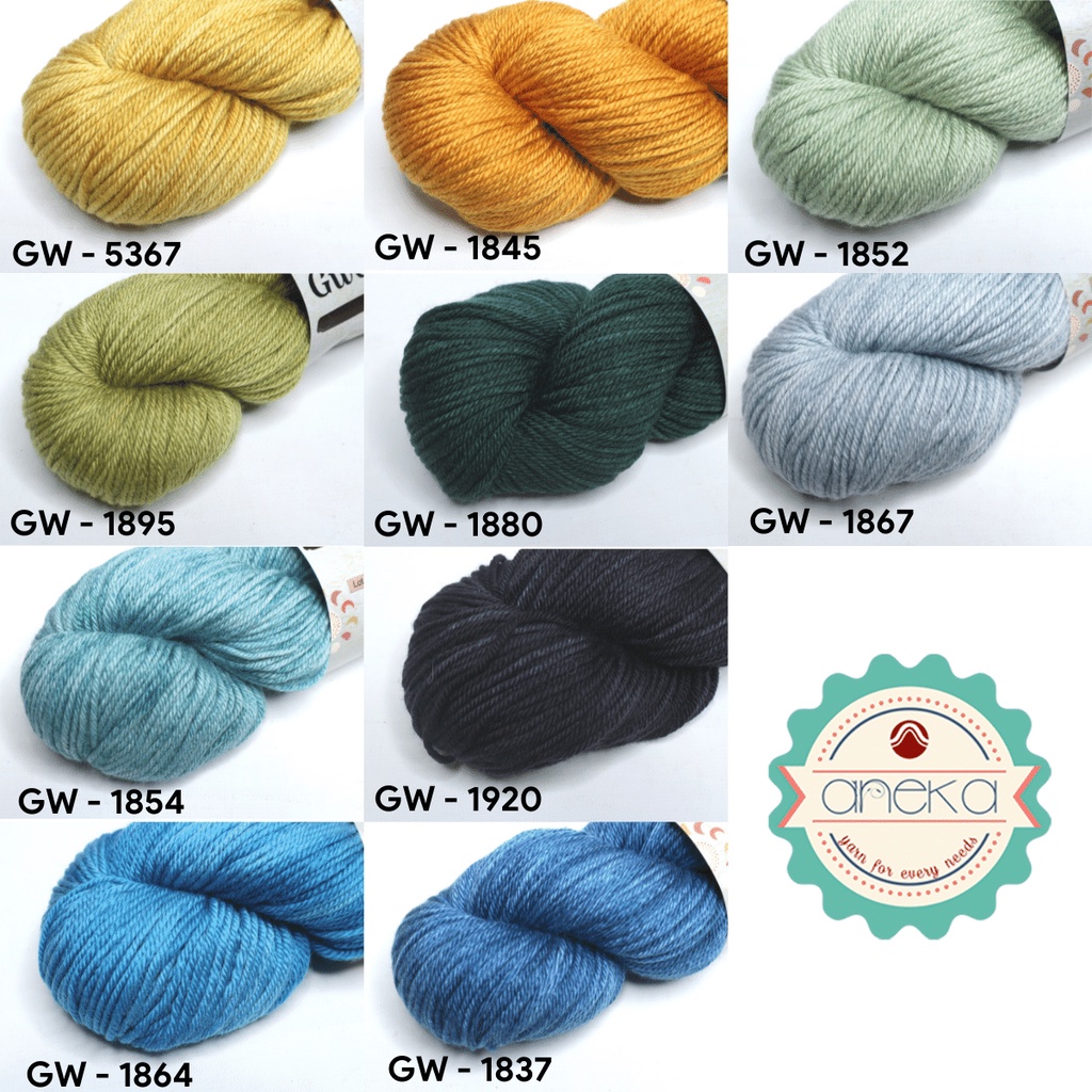 KATALOG - Benang Rajut Gwenn Yarn / Merino - Premium