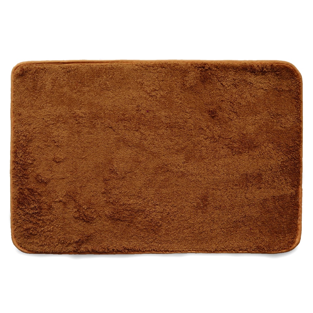 Keset Bulu Microfiber Anti Licin 40 x 60 cm-Golden Brown