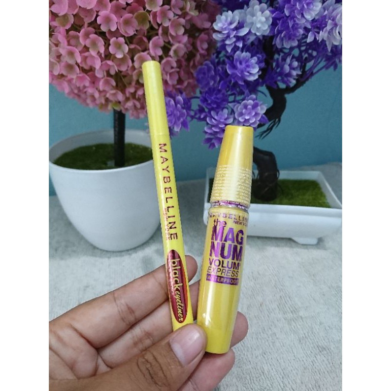 EYELINER & MASCARA MAYBELINE