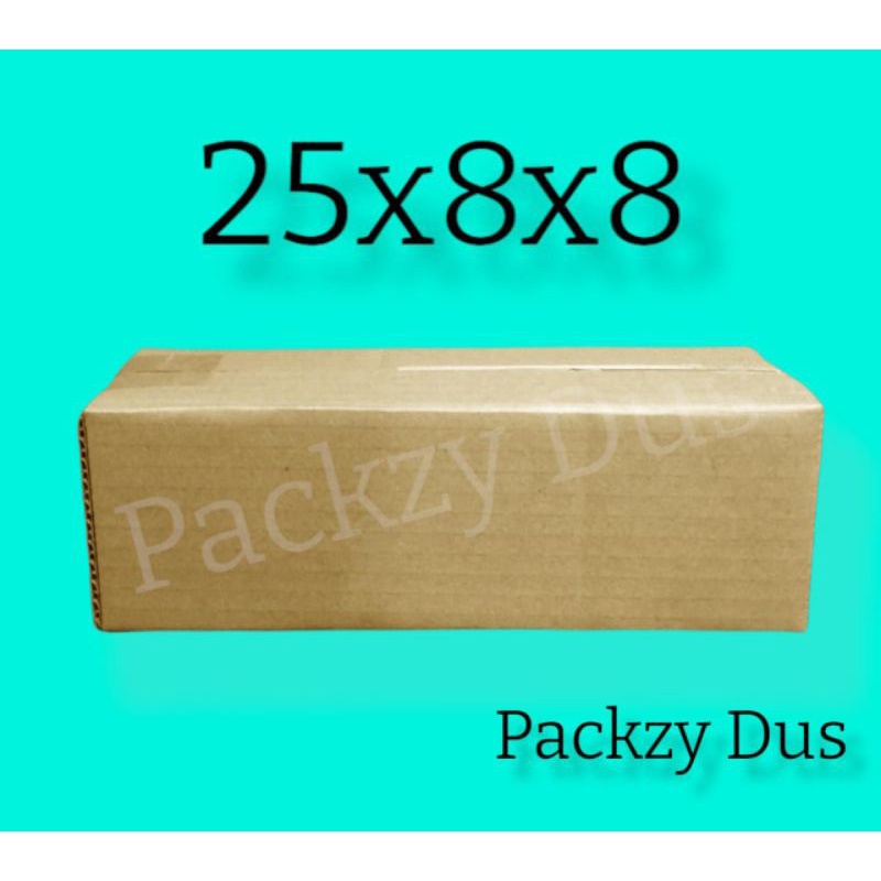 

Kardus Box Packing uk 25x8x8 POLOS BARU