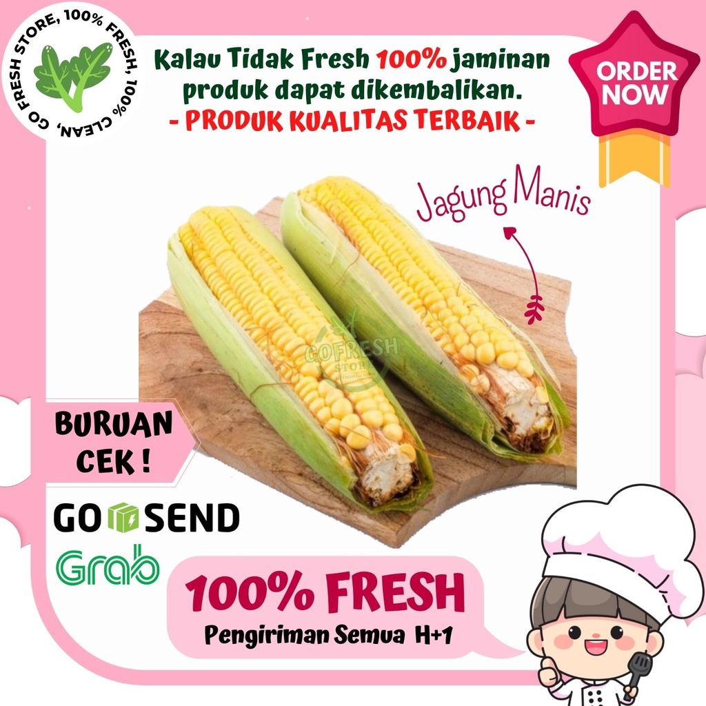 

JAGUNG MANIS SAYURAN SEGAR LOKAL MURAH 2 BUAH