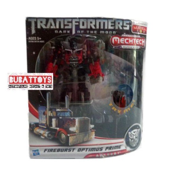 HASBRO TRANSFORMERS FIREBURST OPTIMUS PRIME VOYAGER CLASS ORIGINAL