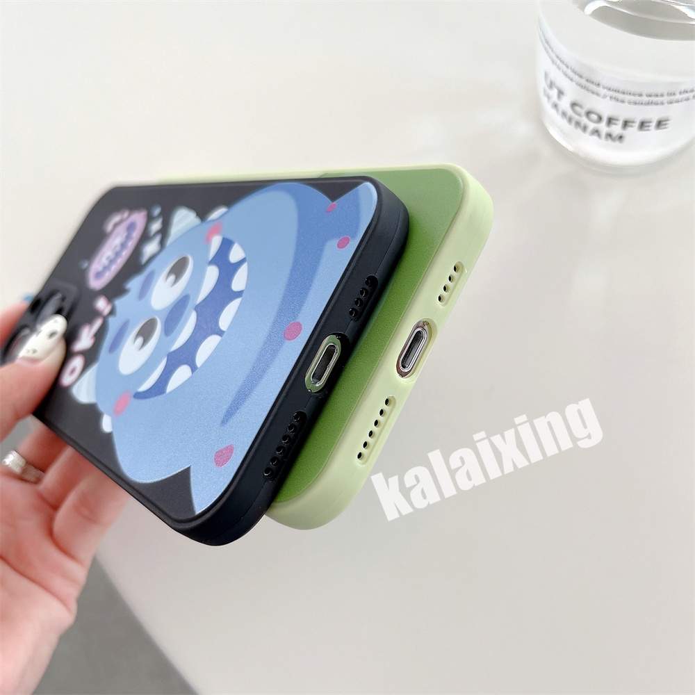 Soft Case Motif Monster Besar Untuk iPhone 14 / 13 / 12 / 11 Pro Max 13mini 12mini X Xs Max Xr 7plus 8plus 6plus 6 6s 7 8