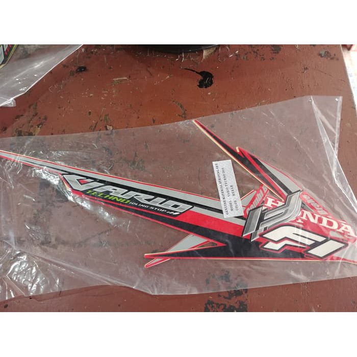 Striping lis/Stiker Body/Stiker Motor Honda Vario Techno125 2016 Merah