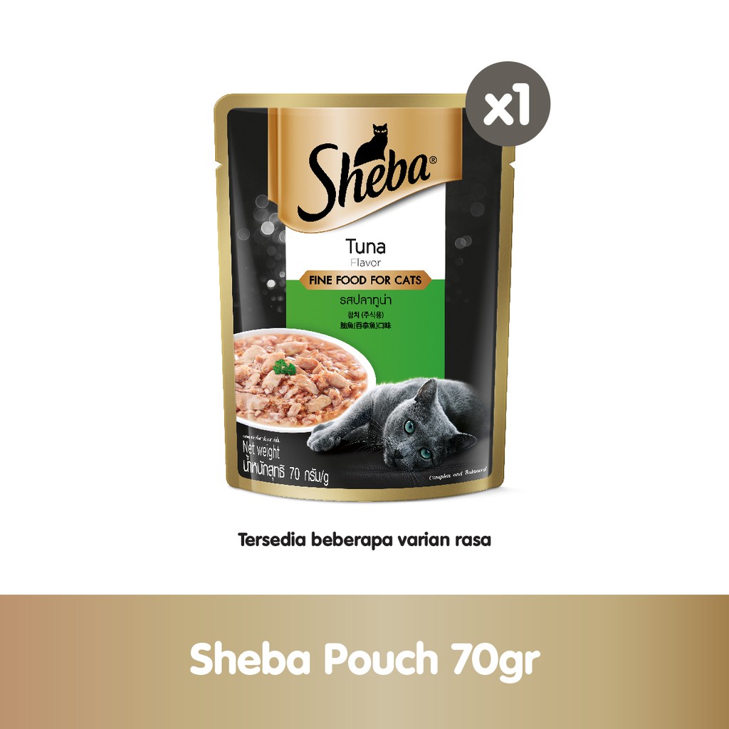 Sheba® Pouch Makanan Kucing Basah 70gr