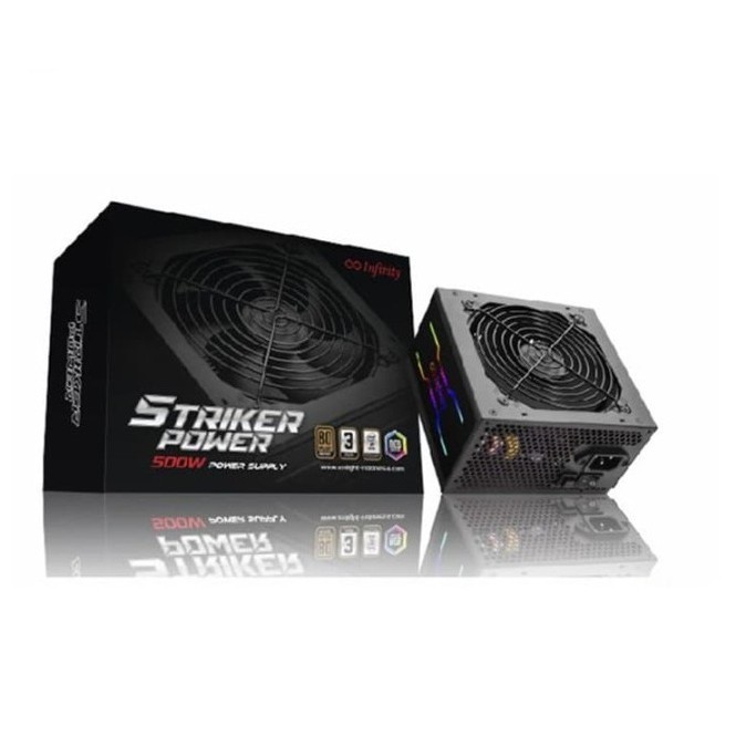 Infinity STRIKER POWER RGB 500 Watt 80+ Bronze Power Supply