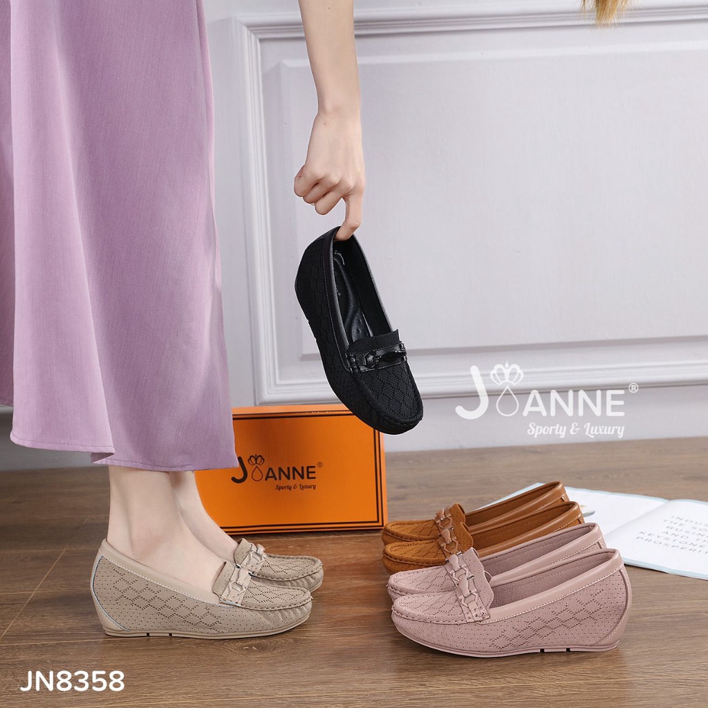 JOANNE Sepatu Wanita Wedges Shoes #JN8358 ORIGINAL