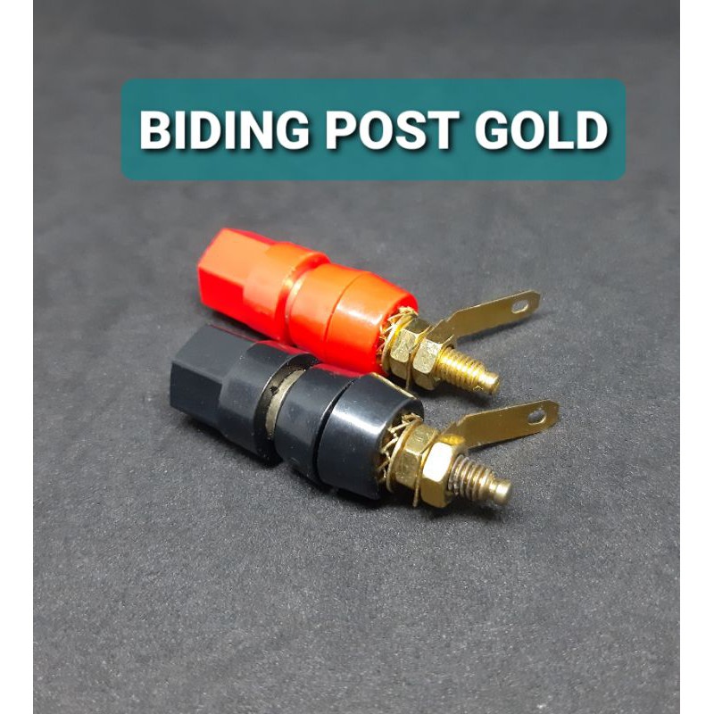 BIDING POST GOLD BINDING POST BELL