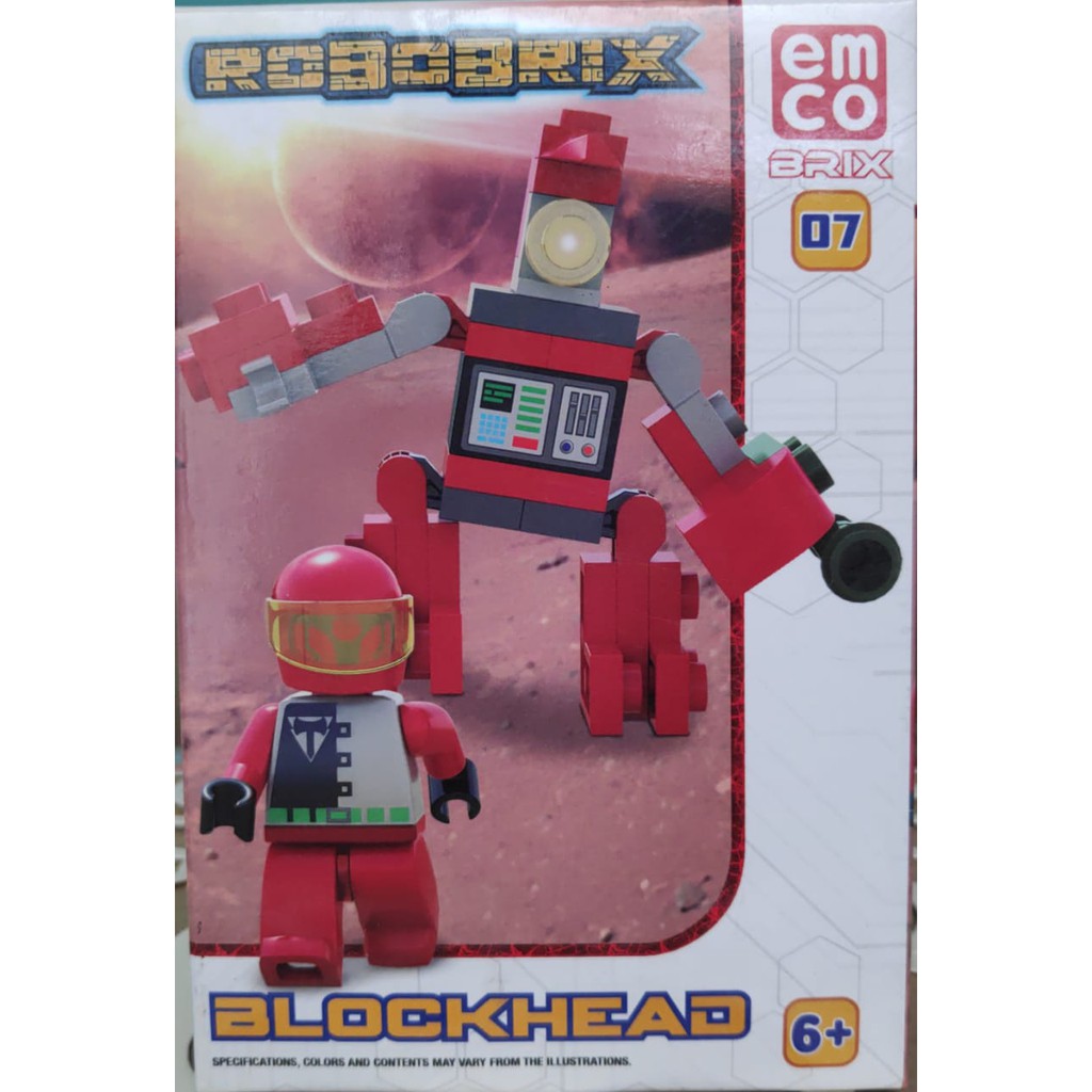 EMCO DINO BRIX BLOCKHEAD BRICKS ORIGINAL EMCO BRIX 09