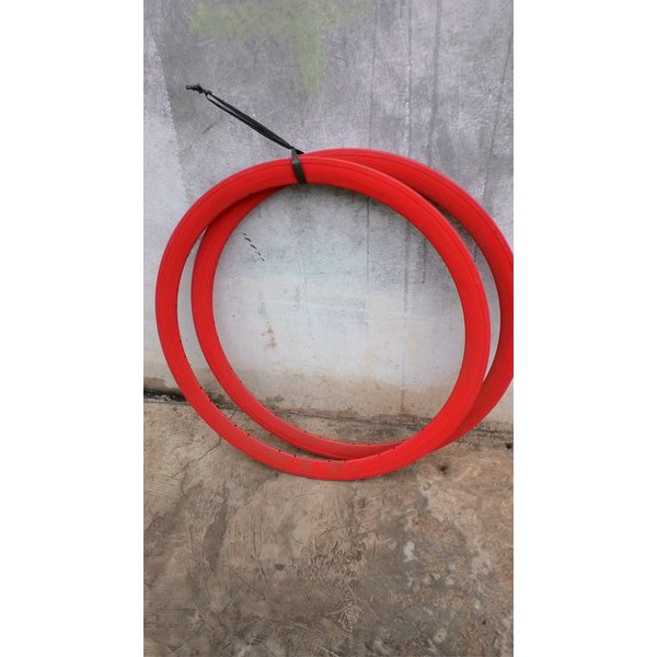 Rims fixie 4cm 700 c 32h merah /velg fixie 700c