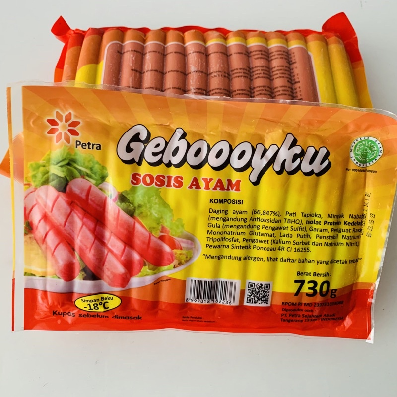 

sosis ayam geboy 730g