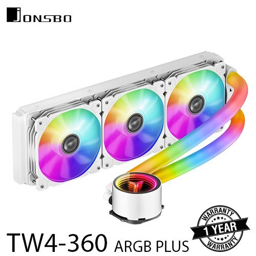 JONSBO TW4-360 ARGB WHITE PLUS Shadow Liquid Cooling CPU AIO