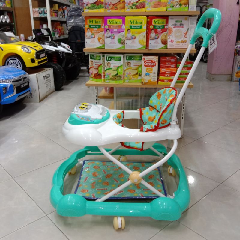 Baby walker Family FB 661 B Alat Bantu Jalan Anak Murah Ada dorongan dan music