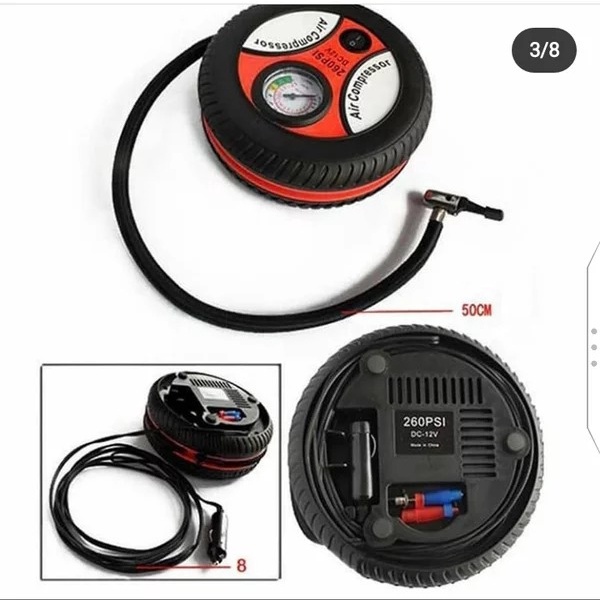 MODEL BAN Pompa Ban Mobil Mini DC12V - Air Compressor Portable