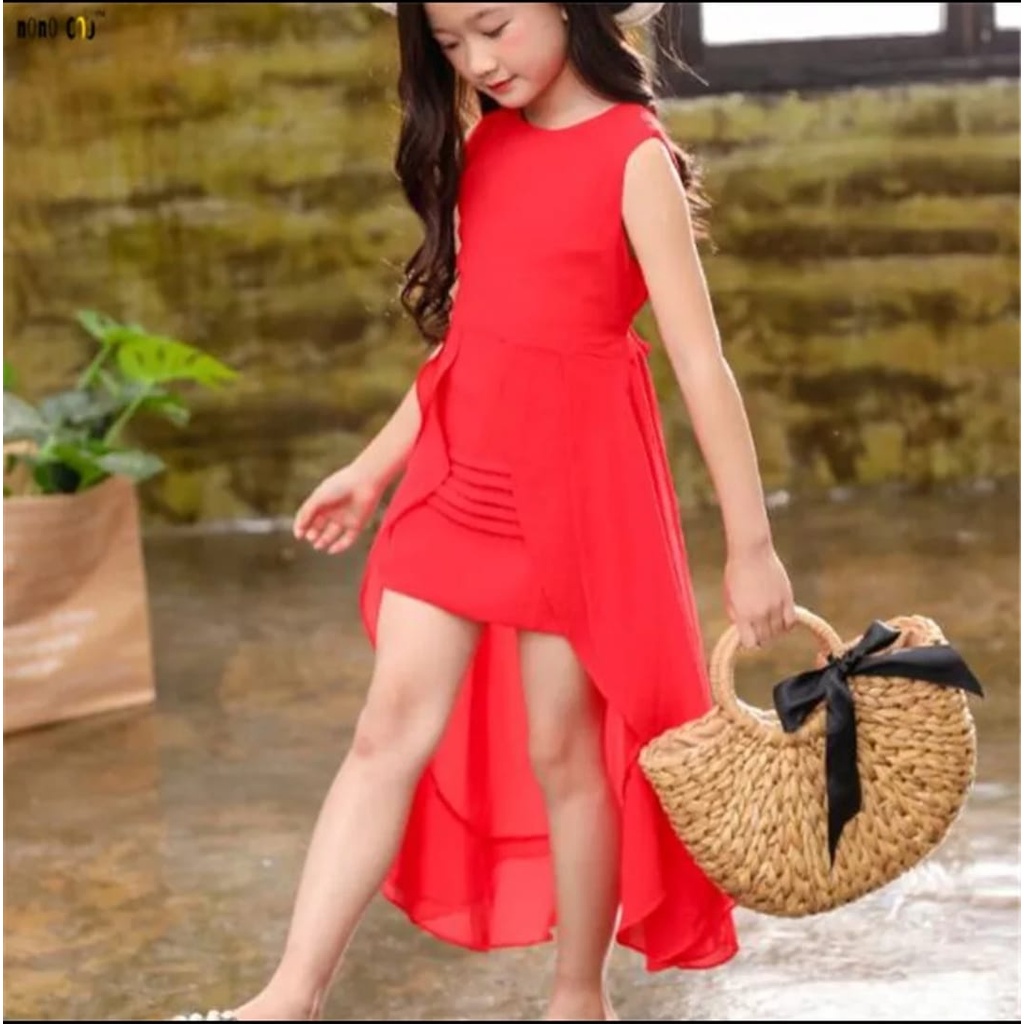 INV - DRESS KOREA  KIDS PENGUIN / DRESS PESTA ANAK / TERBARU/UMUR 8-12 TAHUN/KOREA/BANGKOK