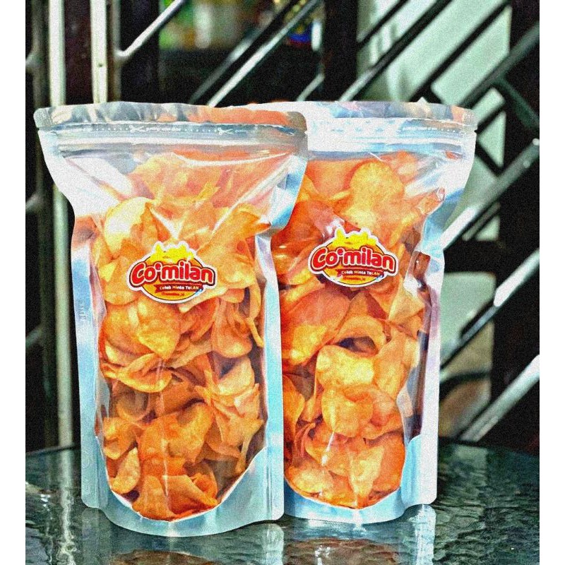 

Keripik Singkong " COeMILAN" Sweet Spicy Balado Flavors - 150 Gram