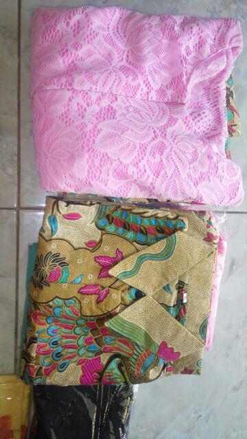 Couple Batik Gamis Brocade Krisna Cendrawasih Kamaratih Rinjani