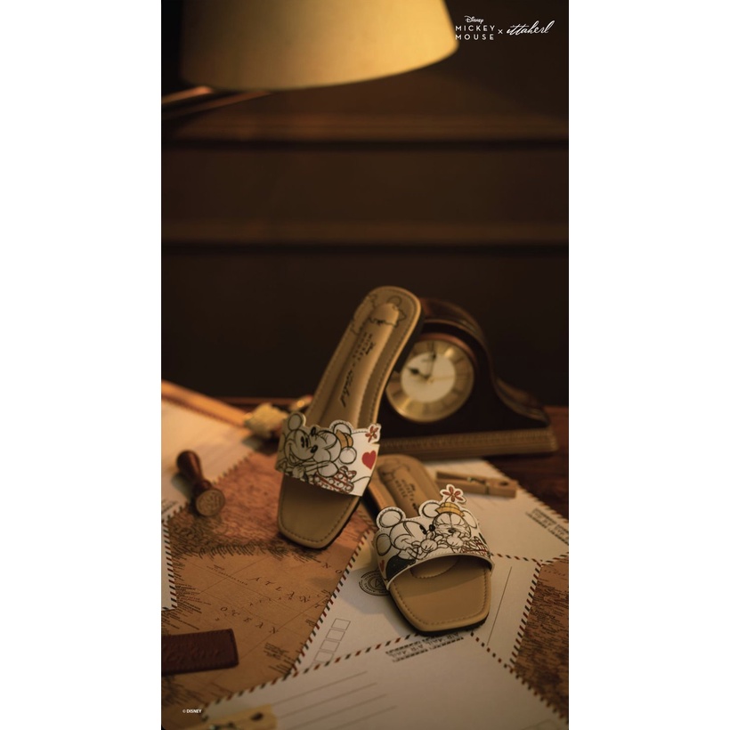 Ittaherl Mickey Mouse Vol. 3 - Dear Love One Strap Sandal Cloud (Mickey Mouse) - Size 39