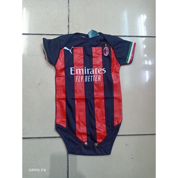 Jumper bayi / jumsuit baby club AC Milan