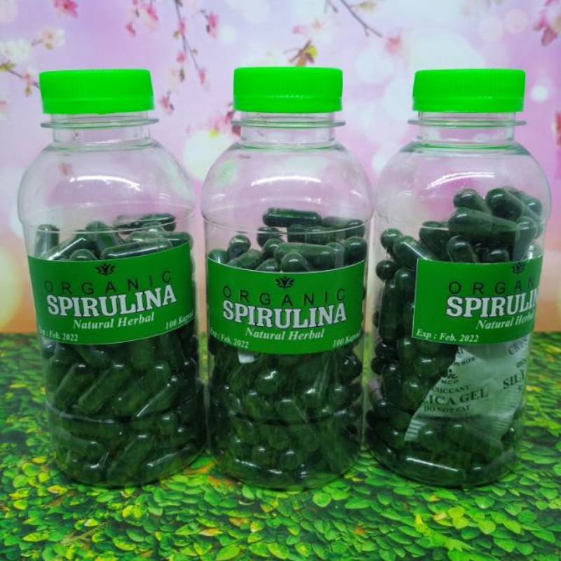 Masker SPIRULINA PerBOTOL(100kapsul) Termurah bisa cod