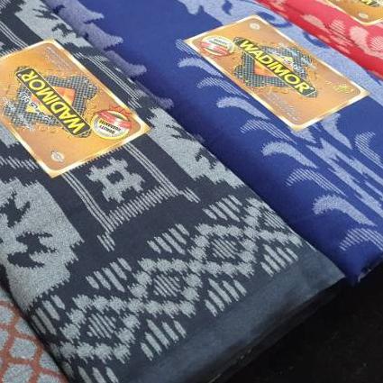 ✻ Sarung WADIMOR Motif Bali Pria Kain Tenun Samping Songket Batik Tradisional Premium Dewasa Laki Co