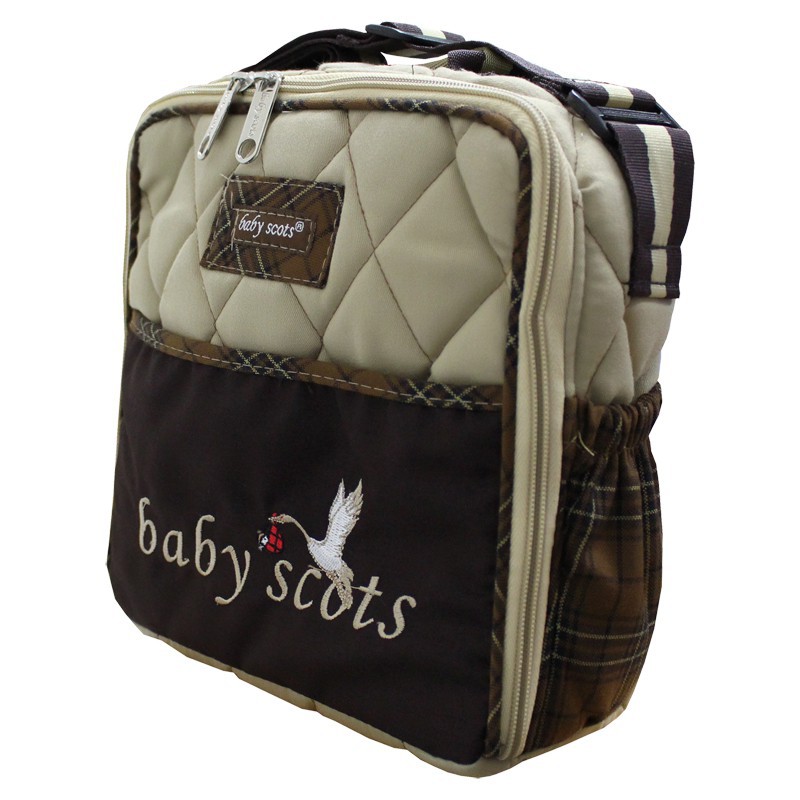 Tas Baby Scots MINI | Embroidery Simple Bag ISESB012 Tas Bayi Kecil - Bwr