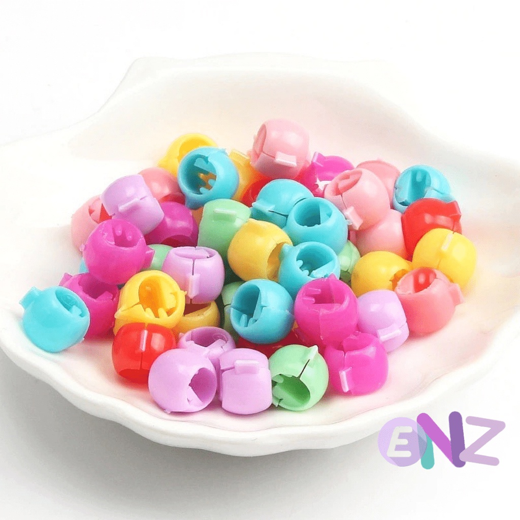 ENZ ® Jepitan Rambut Mode Hit 10 pcs / Jepit rambut kecil ala Korea / Jepit Rambut Klip Bulat Anak Perempuan / Jepit Rambut Warna Warni Lucu 1054