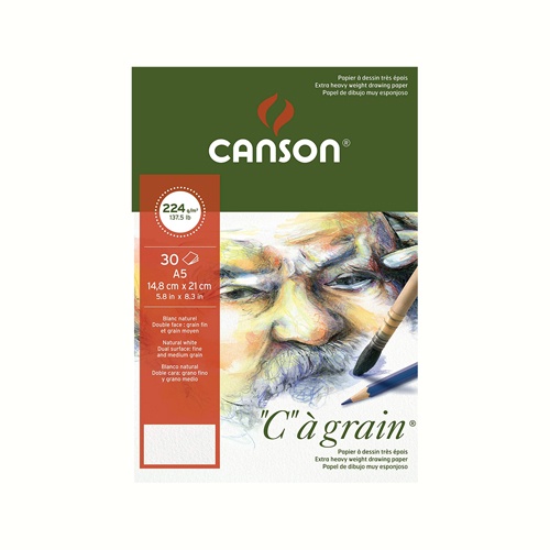 

Canson Buku Sketchbook A4 "C" a Grain 30S / Buku Gambar Sketsa 224 Gsm #400060600