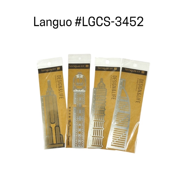 

Penggaris Lanquo Menara 10 cm / Mistar Impor Bahan Stainless Ruler Satuan #3542– SHSNP