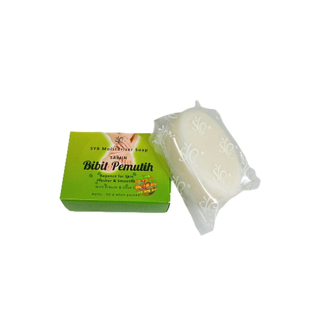 SYB SABUN BIBIT PEMUTIH MOISTURIZER SOAP SABUN PEMUTIH BADAN PERMANEN WHITENING SOAP ORIGINAL BPOM