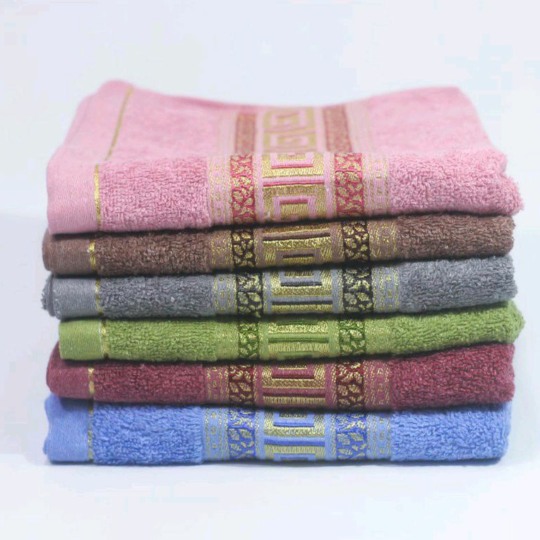 Handuk Mandi Towel List Motif Travel 50x100cm - Handuk Souvenir