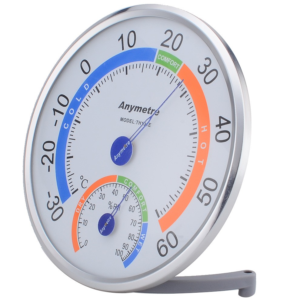 Analog Thermometer Hygrometer Temperature Humidity - TH101B - 3GHX01WH White