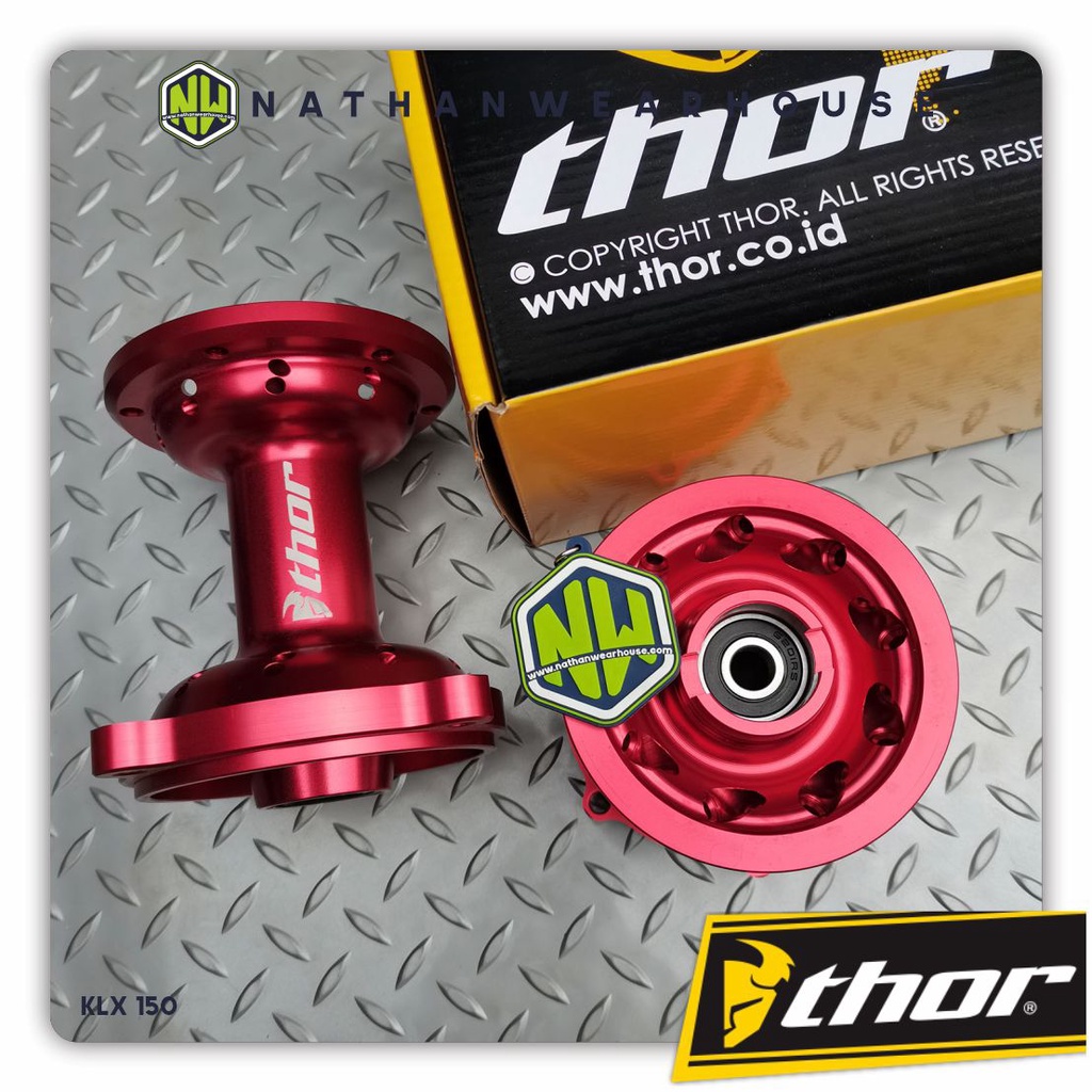 Tromol Set KLX 150 Depan Belakang CNC Forged 36H Thor