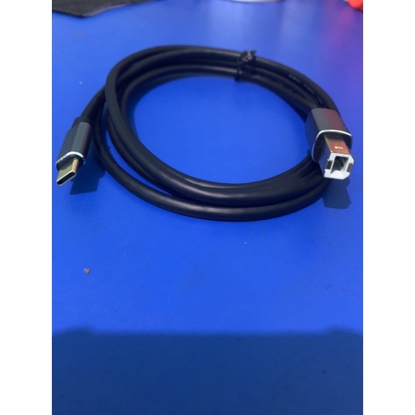 Kabel Printer USB Type-C To USB B 2.0 Fax Scanner Cable For Data Mac 1.5meter