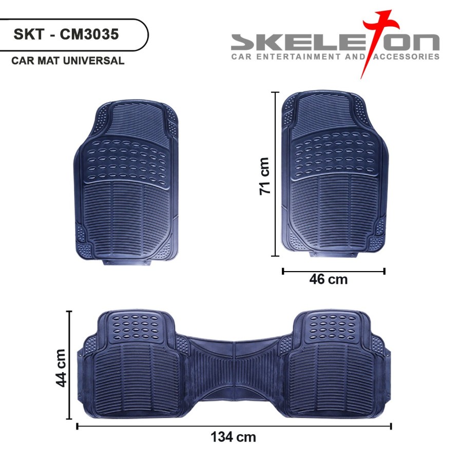 Karpet Mobil Universal 2 Baris Skeleton SKT-CM3035