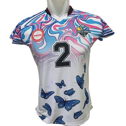baju bola voli putri full printing/ kaos atasan jersey volly/ baju olahraga wanita {MYS.19Au22ᴶ}
